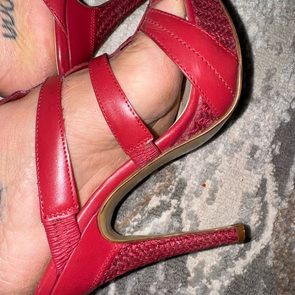 Andrea- Red Strappy heels - Picture 6 of 10